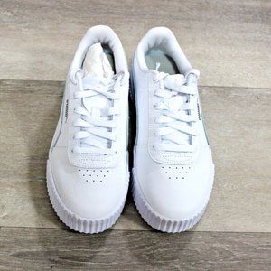 Women's 8.5 - Puma  Carina Court Sneaker White/White
